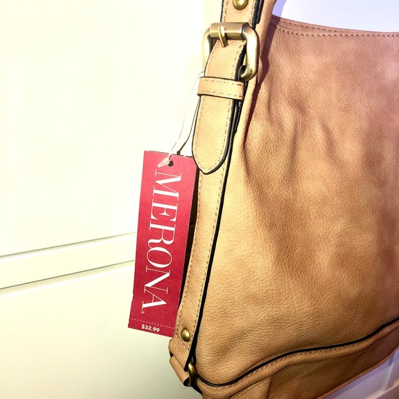 NWT Merona Tan Shoulder Bag - Picture 2 of 3